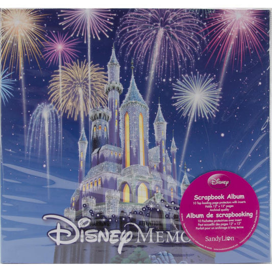 SandyLion 12x12 Post Bound Album - Disney Castle