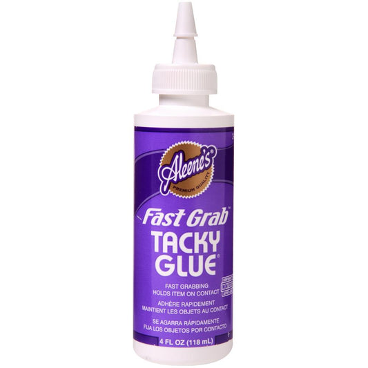Aleene's Premium Quality Fast Grab Tacky Glue- 4 oz