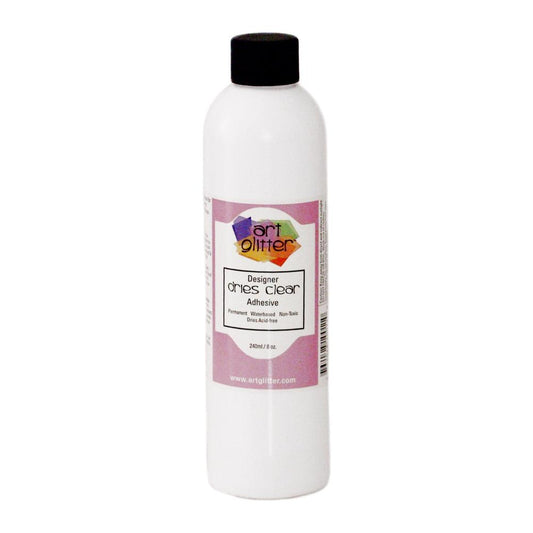 Art Institute Art Glitter Adhesives- Dries Clear 8oz