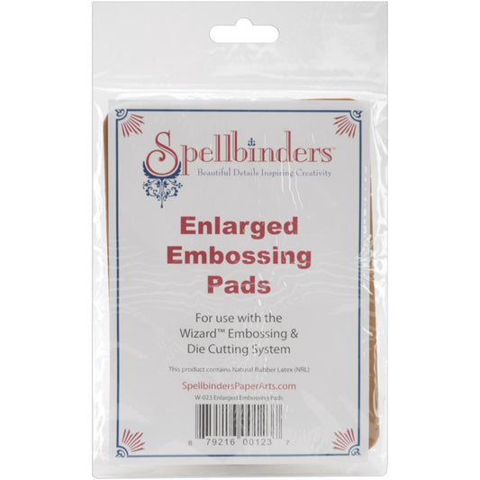 Spellbinders Paper Arts Accessories - Enlarged Embossing Pads 7" x 5.2" x 1"