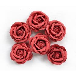 Little Birdie Handmade Flowers- Ellis Poppies and Roses- 6pcs