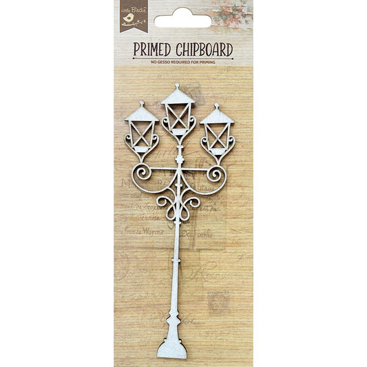 Little Birdie Primed Chipboard- Victorian Lamp Post