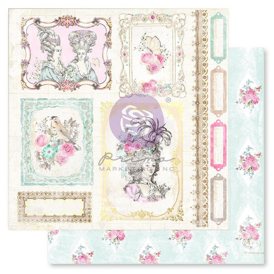 Prima Marketing 12x12 Double Sided Paper -Avec Amour- "We Gather Here"