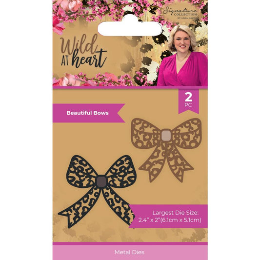 Crafter's Companion Signature Collection  Wild At Heart Cutting Die- Beautiful Bows