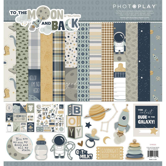 Photoplay 12x12 Double Sided Paper Pack - To The Moon and Back