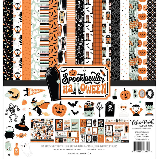 Echo Park 12x12 Double Sided Paper Pack - Spooktacular Halloween