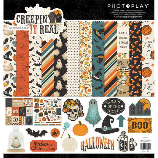 Photoplay 12x12 Double Sided Paper Pack - Creepin' It Real