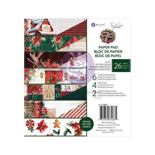 Prima Marketing 6x6 Paper Pad - From The North Pole