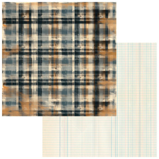 49 and Market 12x12 Double Sided Paper- Rust and Revs- Route