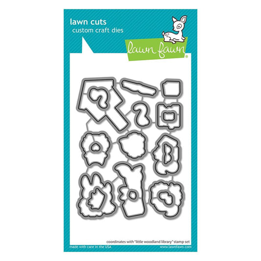 Lawn Fawn Custom Craft Dies- "Little Woodland Library"