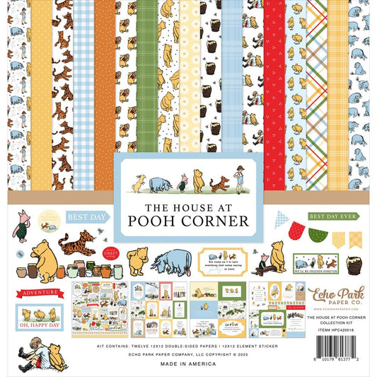 Echo Park 12x12 Double Sided Paper Pack - The House at Pooh Corner
