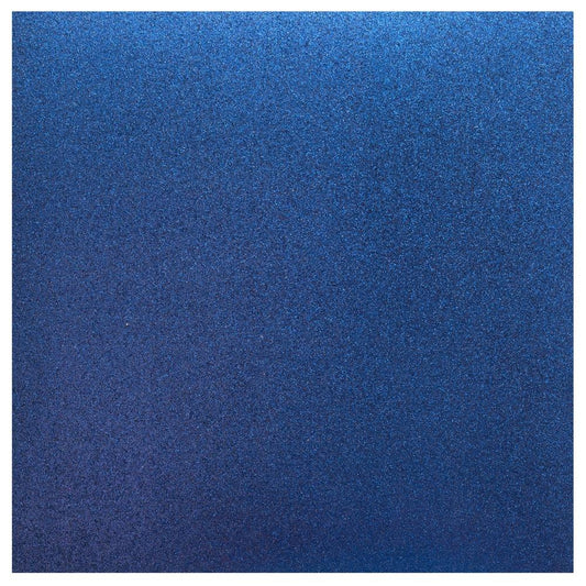 American Crafts 12x12 Glitter Cardstock- Denim