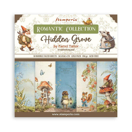 Stamperia 12x12 Double Sided Paper Pack - Hidden Grove