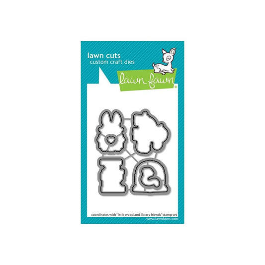 Lawn Fawn Custom Craft Dies- Little Woodland Library Friends