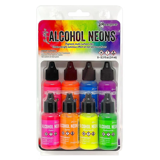 Tim Holtz Alcohol Inks Kit- Neons