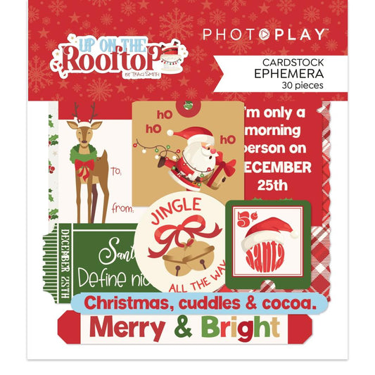 PhotoPlay Cardstock Ephemera- Up on the Rooftop 30 pcs