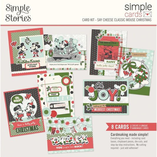 Simple Stories Simple Cards Kit - Say Cheese Classic Mouse Christmas