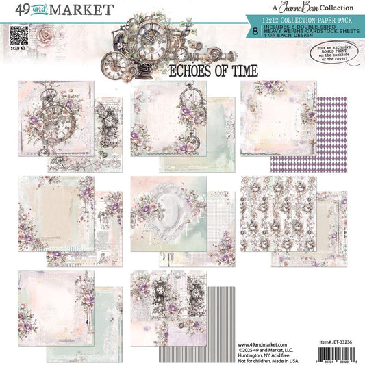 49 and Market 12x12 Double Sided Paper Pack - Echoes of Time
