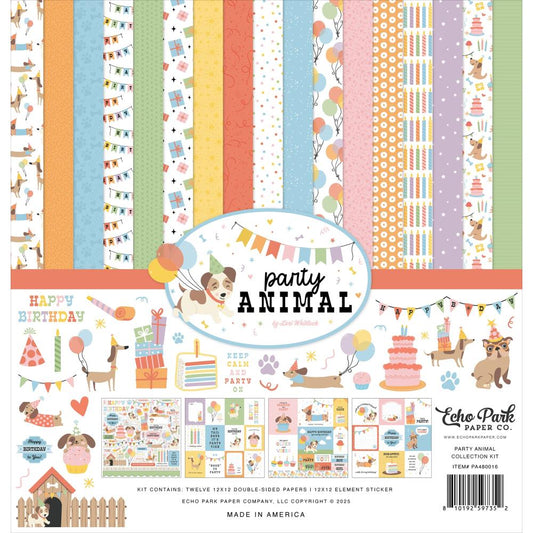 Echo Park 12x12 Double Sided Paper Pack - Party Animal
