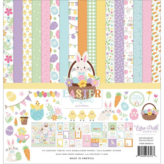 Echo Park 12x12 Double Sided Paper Pack - Easter Basket