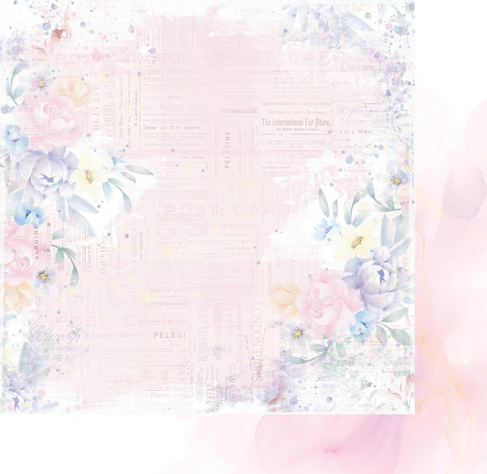 Uniquely Creative 12x12 Double Sided Paper- Heart & Soul- Be Happy