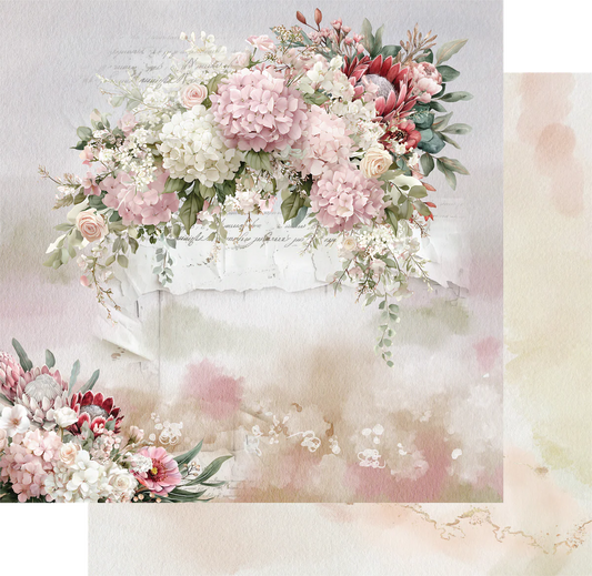 Uniquely Creative 12x12 Double Sided Paper- Paperbark Blooms- Matilda's Garden