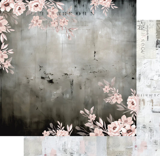Uniquely Creative 12x12 Double Sided Paper - Vintage Walls - Daphne's Boudoir