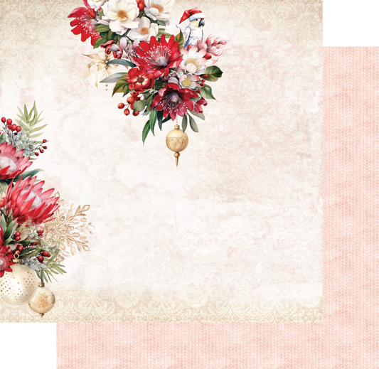 Uniquely Creative 12x12 Double Sided Paper- Home for Christmas- Where the Heart Is