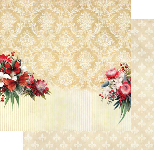 Uniquely Creative 12x12 Double Sided Paper- Home for Christmas- Little Traditions