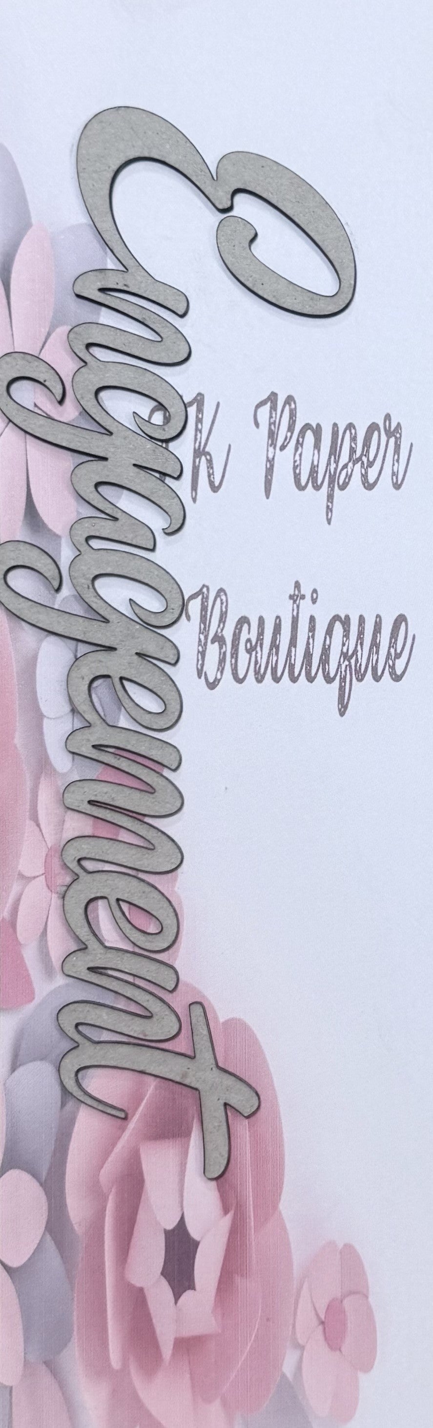 TK Paper Boutique Laser Chipboard - Engagement
