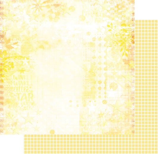 Uniquely Creative 12x12 Double Sided Paper - Written in the Stars- Star Dust