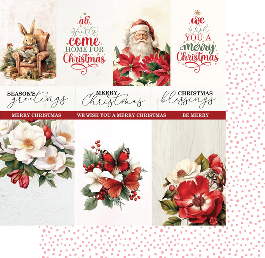 Uniquely Creative 12x12 Double Sided Paper- Home for Christmas- Night Before