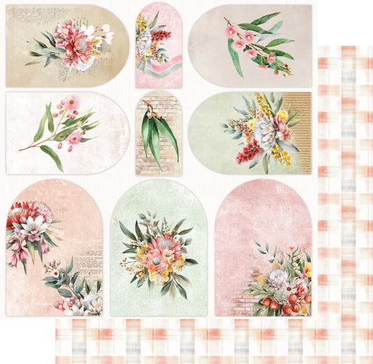 Uniquely Creative 12x12 Double Sided Paper- Echoes of the Outback- Outback Arches