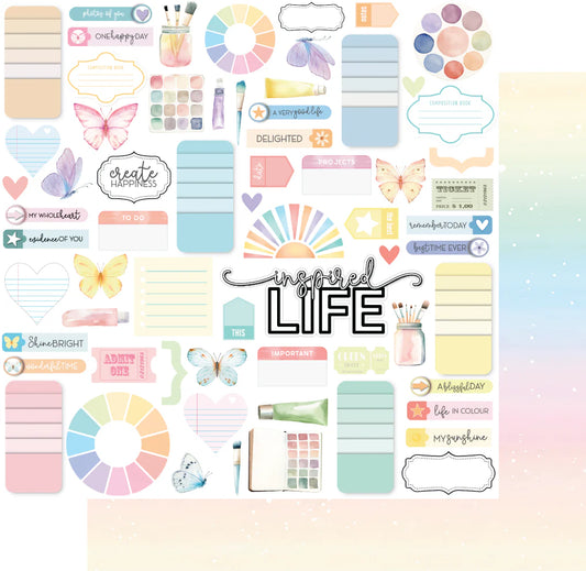 Uniquely Creative 12x12 Double Sided Paper - Colour Crush- Radiant Life