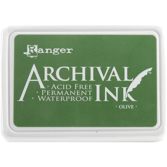 Ranger Archival Large Ink Pad - Olive