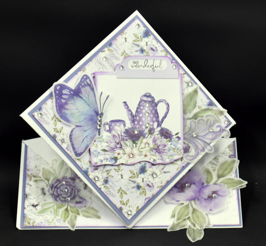 TK Paper Boutique Ready to Assemble Card Making Kit- Diamond Pop Up Cards.