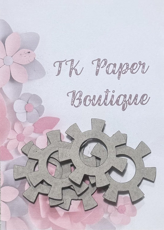 TK Paper Boutique Laser Chipboard - Cogs Pk 5