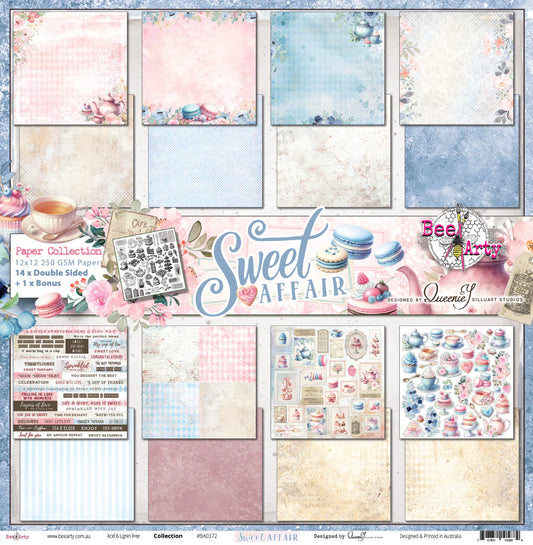 Bee Arty 12x12 Double Sided Paper Pack - Sweet Affair