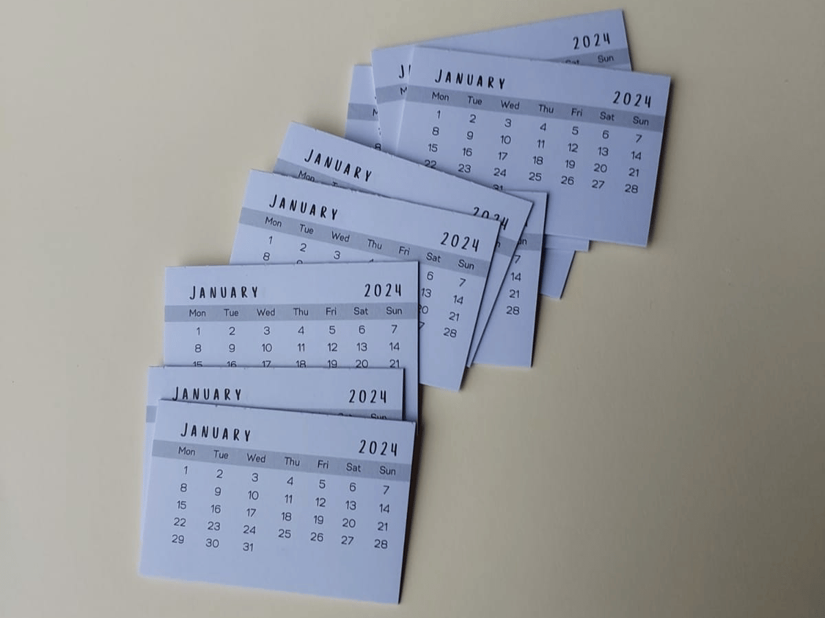 House of Paper Calendar Tabs - 2024