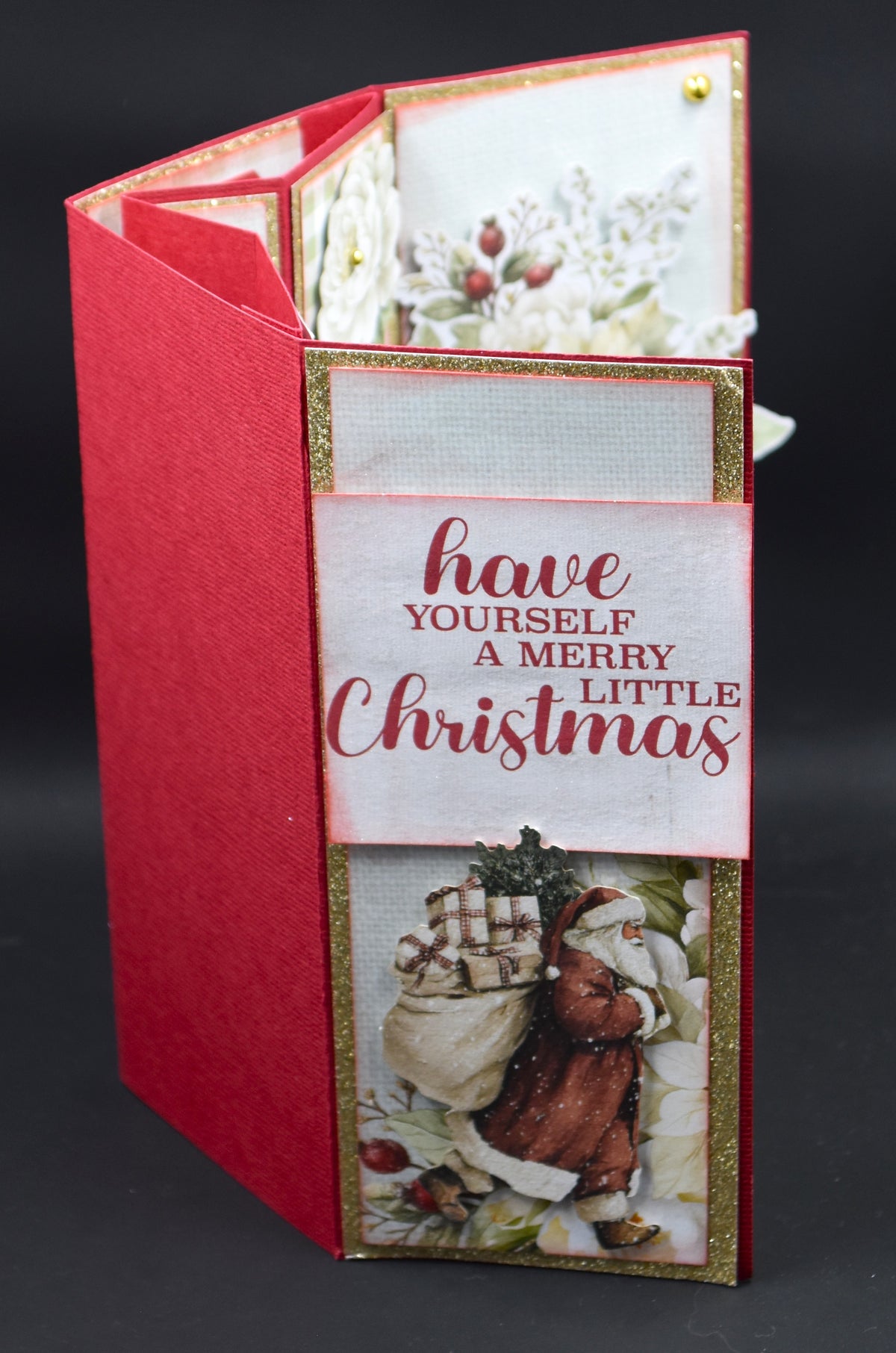 TK Paper Boutique Ready to Assemble Card Making Kit- Inner W Pop Up Cards- Christmas Keepsakes