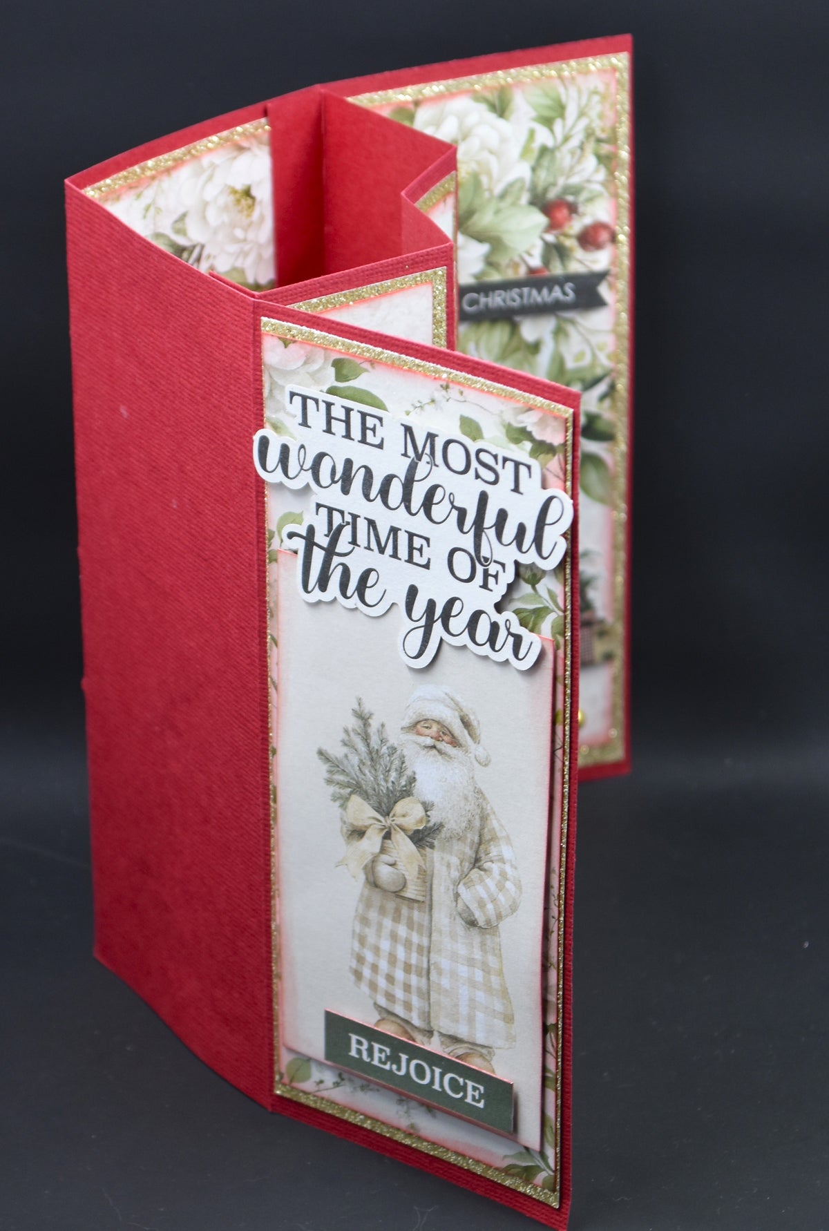 TK Paper Boutique Ready to Assemble Card Making Kit- Inner W Pop Up Cards- Christmas Keepsakes