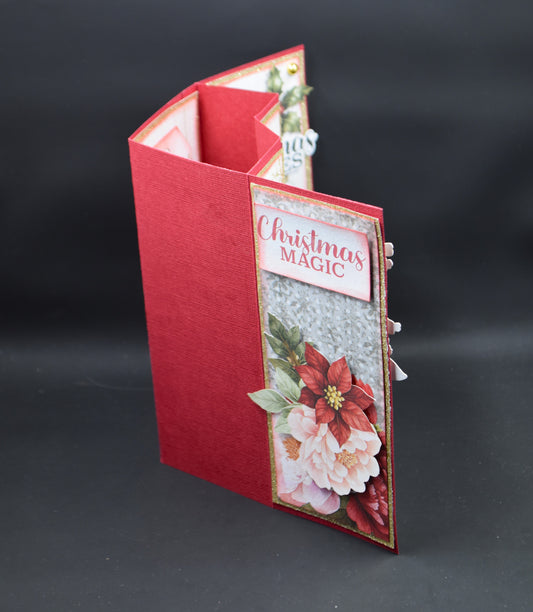 TK Paper Boutique Ready to Assemble Card Making Kit- Inner W Pop Up Cards- Christmas Keepsakes