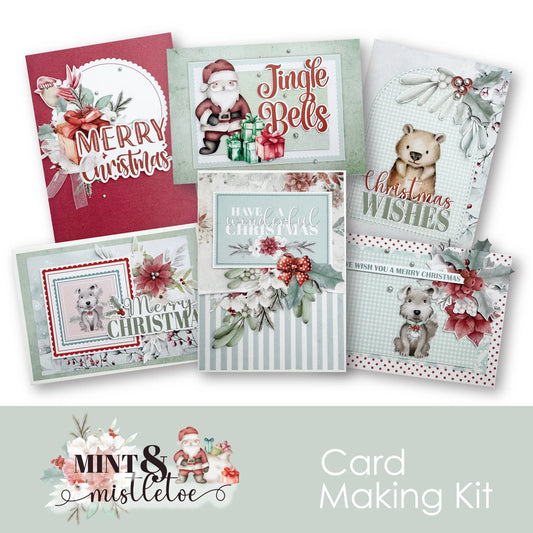 Uniquely Creative Card Making Kit- Mint & Mistletoe