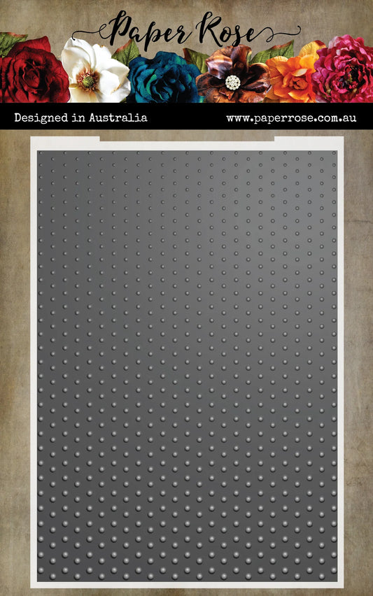 Paper Rose Studio 3D Embossing Folder - Simple Dots