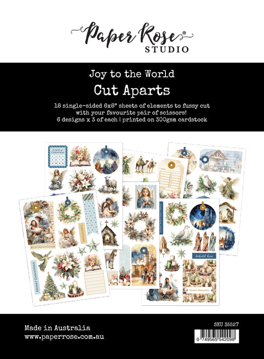 Paper Rose Studio 6x8 Cut Apart Sheets - Joy to the World