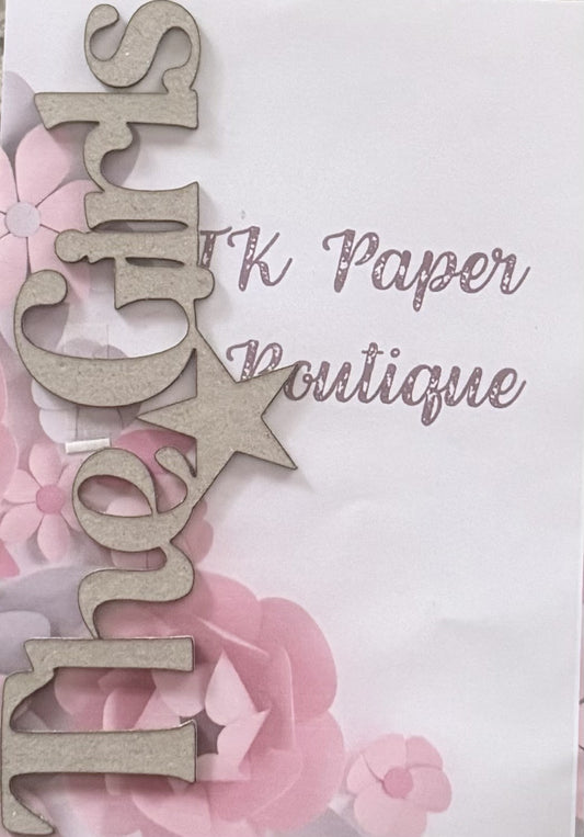 TK Paper Boutique Laser Chipboard - The Girls