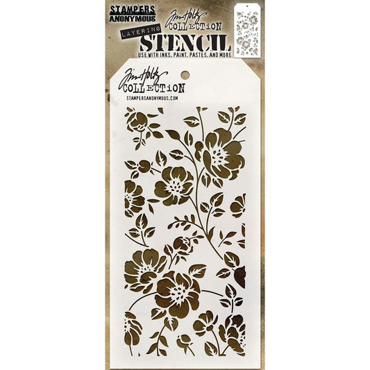 Tim Holtz Stampers Anonymous Layering Stencil- Floral