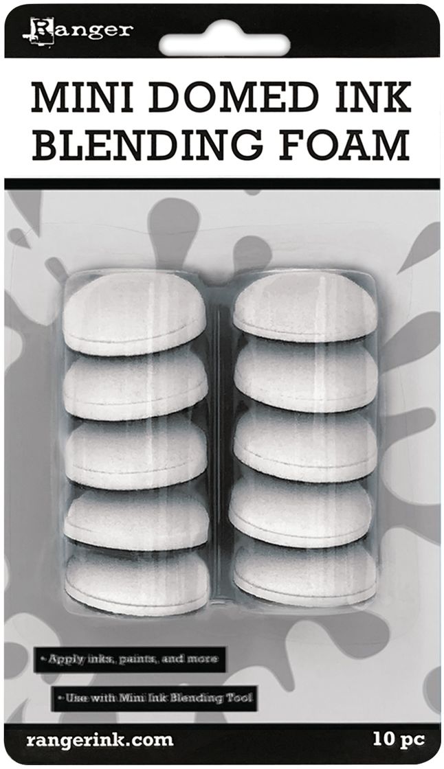 Ranger Mini Domed Ink Blending Foam- 10 pack