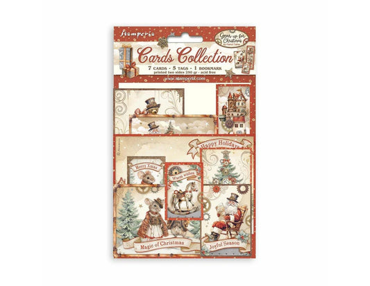 Stamperia Cards Collection - Gear Up For Christmas