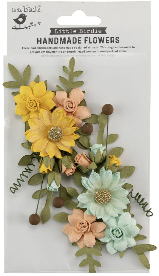 Little Birdie Fairy Rosa Handmade Paper Flowers- Sunshine and Lemonade
